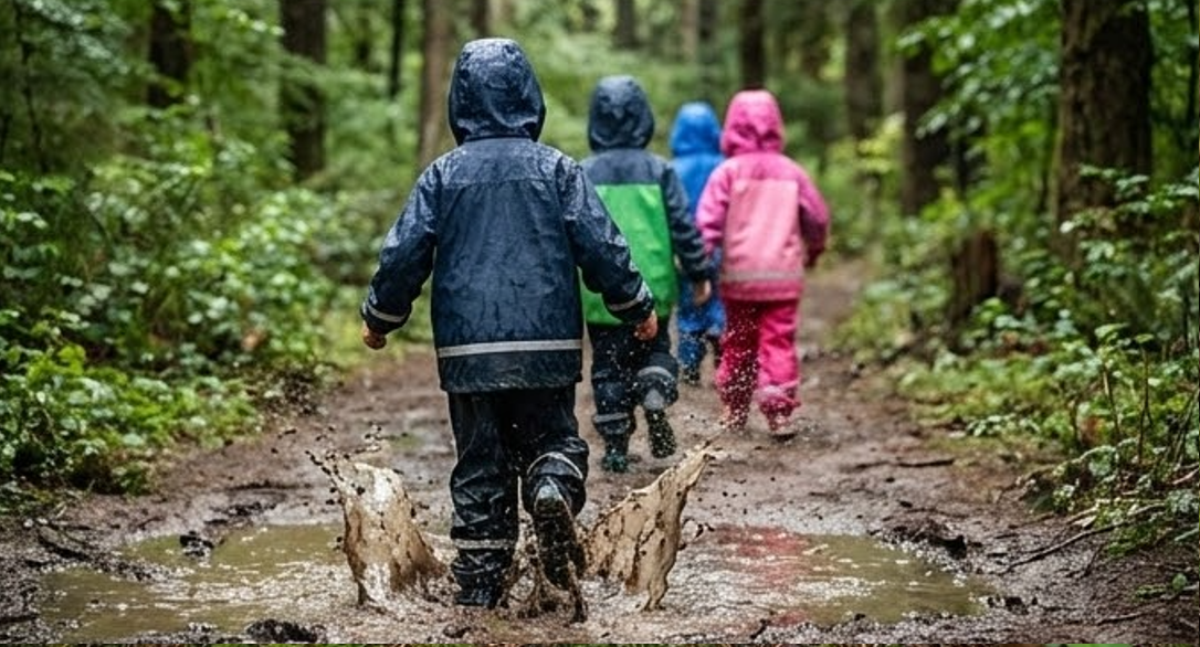 Learning wilderness skills
